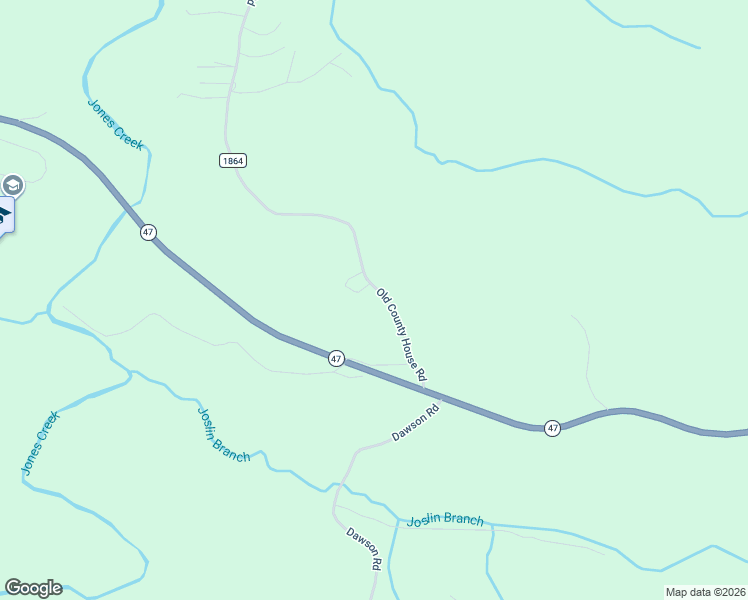map of restaurants, bars, coffee shops, grocery stores, and more near 2126 Old County House Road in White Bluff