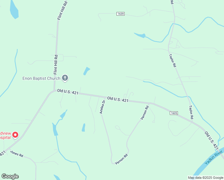map of restaurants, bars, coffee shops, grocery stores, and more near 6501 Old U.S. 421 in East Bend