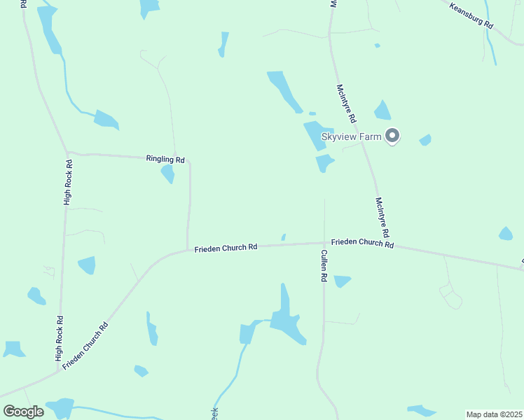 map of restaurants, bars, coffee shops, grocery stores, and more near 6427 Frieden Church Road in Gibsonville