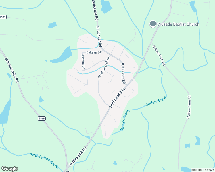 map of restaurants, bars, coffee shops, grocery stores, and more near 4505 Saddler Court in Gibsonville