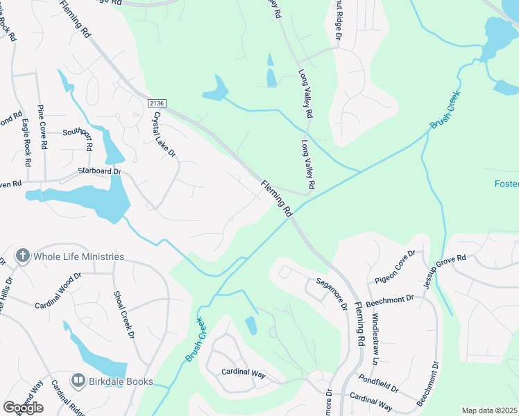 map of restaurants, bars, coffee shops, grocery stores, and more near 5901 Cardinal Lake Drive in Greensboro