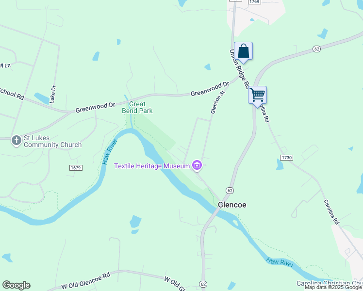 map of restaurants, bars, coffee shops, grocery stores, and more near 2436 Hodges Rd in Burlington