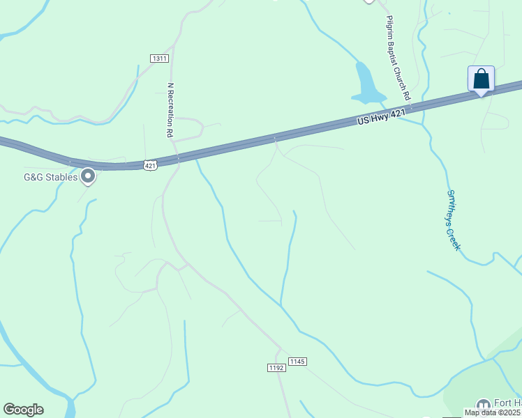 map of restaurants, bars, coffee shops, grocery stores, and more near 316 Fox Ridge Road in Wilkesboro