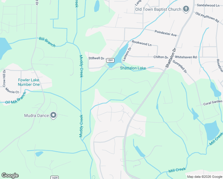 map of restaurants, bars, coffee shops, grocery stores, and more near 3985 Philpark Drive in Winston-Salem