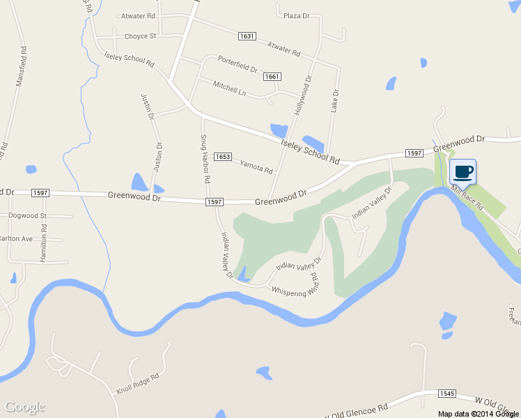 map of restaurants, bars, coffee shops, grocery stores, and more near 810 Greenwood Drive in Burlington