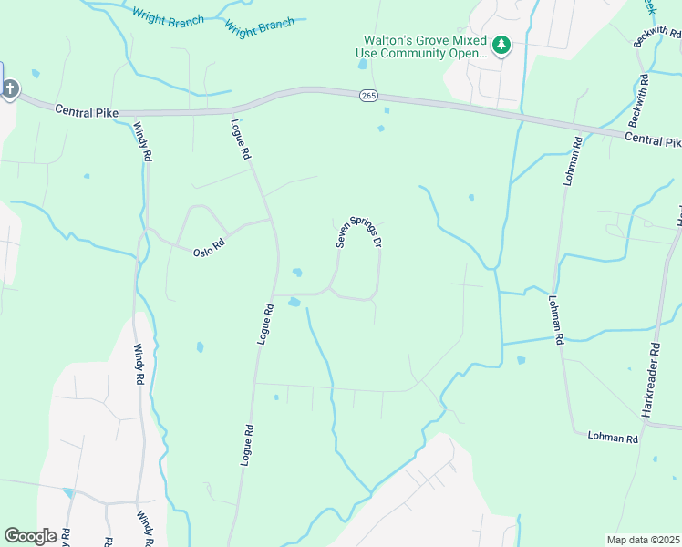 map of restaurants, bars, coffee shops, grocery stores, and more near 147 Seven Springs Drive in Mt. Juliet
