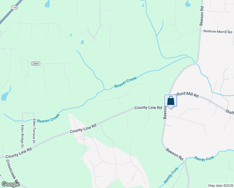 map of restaurants, bars, coffee shops, grocery stores, and more near 9000 Larchwood Drive in Kernersville