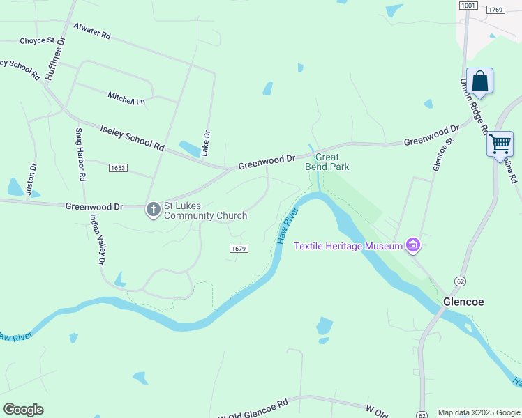 map of restaurants, bars, coffee shops, grocery stores, and more near 552 Indian Valley Dr in Burlington