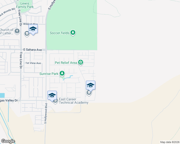 map of restaurants, bars, coffee shops, grocery stores, and more near 6931 Sky Trials Avenue in Las Vegas