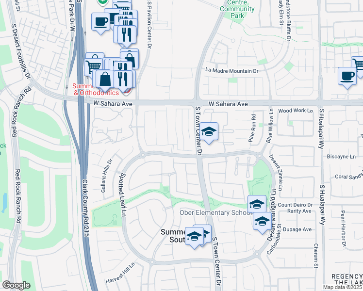 map of restaurants, bars, coffee shops, grocery stores, and more near 2713 Good Fellows Street in Las Vegas