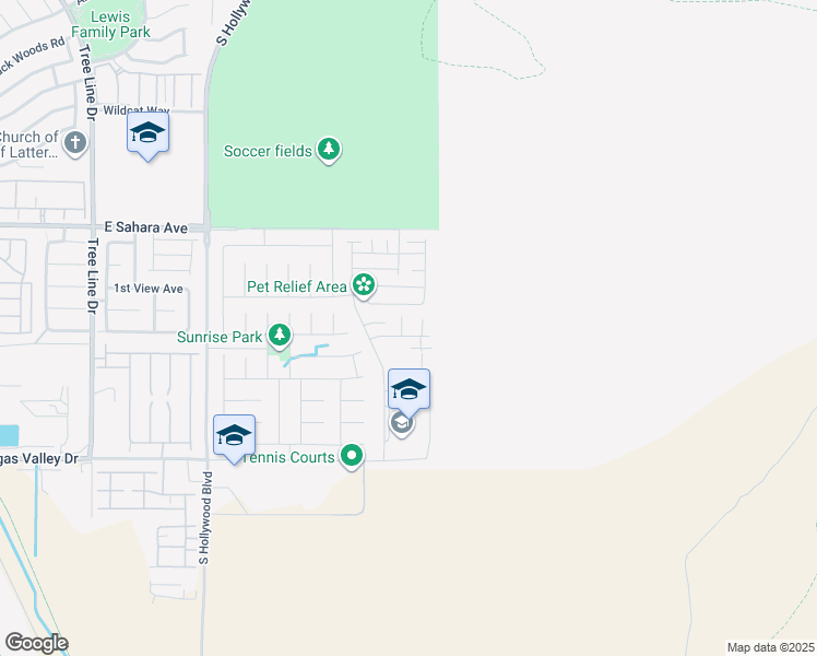 map of restaurants, bars, coffee shops, grocery stores, and more near 2676 Upland Dawn Court in Las Vegas