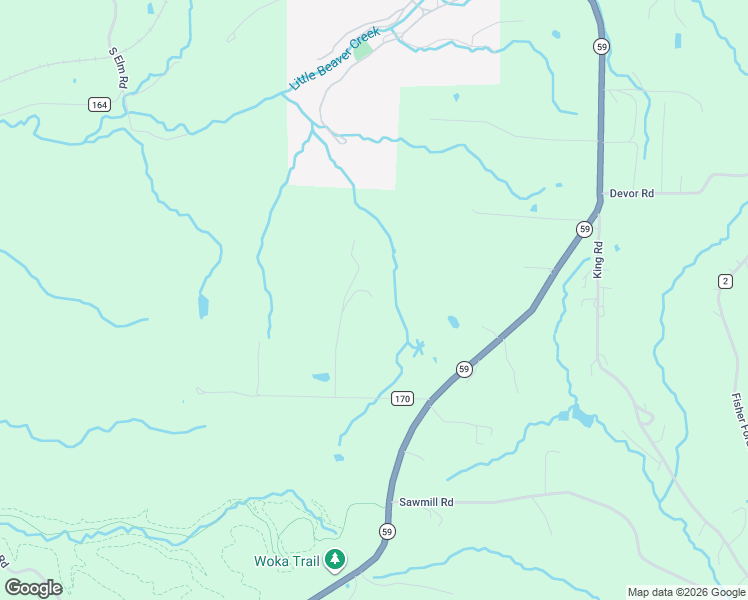 map of restaurants, bars, coffee shops, grocery stores, and more near 22466 Marsh Road in Siloam Springs