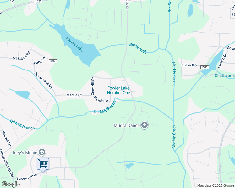 map of restaurants, bars, coffee shops, grocery stores, and more near 5120 Angelia Drive in Winston-Salem