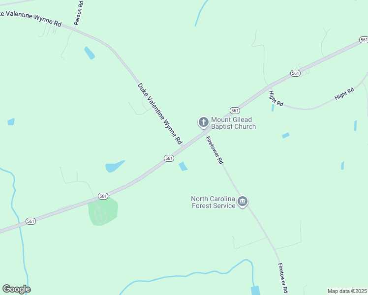 map of restaurants, bars, coffee shops, grocery stores, and more near 2 Duke Valentine Wynne Road in Louisburg