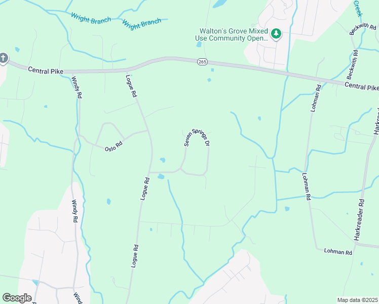 map of restaurants, bars, coffee shops, grocery stores, and more near 147 Seven Springs Drive in Mt. Juliet