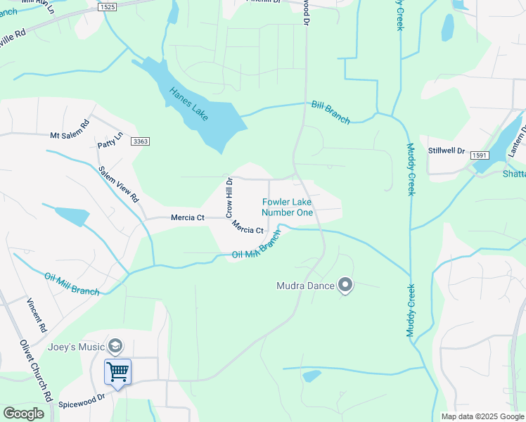 map of restaurants, bars, coffee shops, grocery stores, and more near 2661 Wessex Road in Winston-Salem
