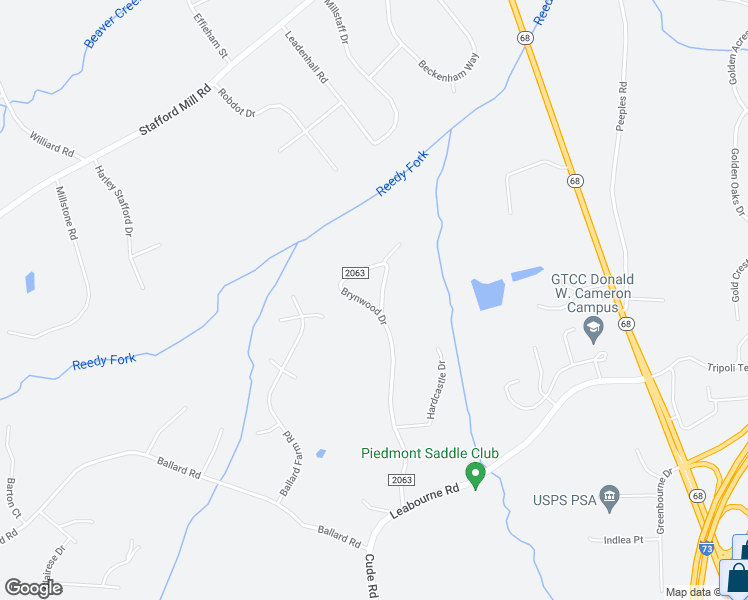 map of restaurants, bars, coffee shops, grocery stores, and more near 4125 Brynwood Drive in Colfax