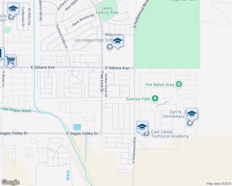 map of restaurants, bars, coffee shops, grocery stores, and more near 6489 Dune Point Court in Las Vegas