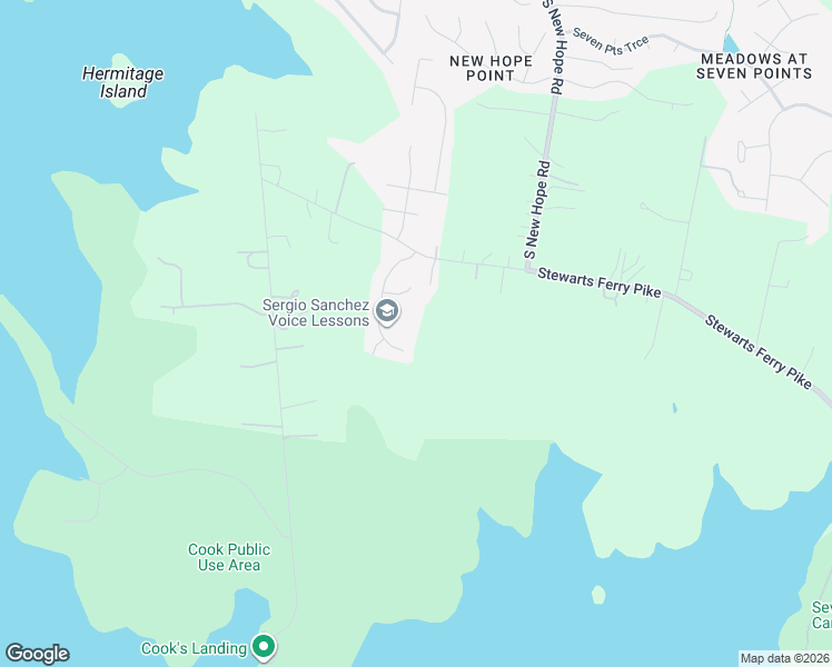 map of restaurants, bars, coffee shops, grocery stores, and more near 3065 Cooks Landing Court in Nashville