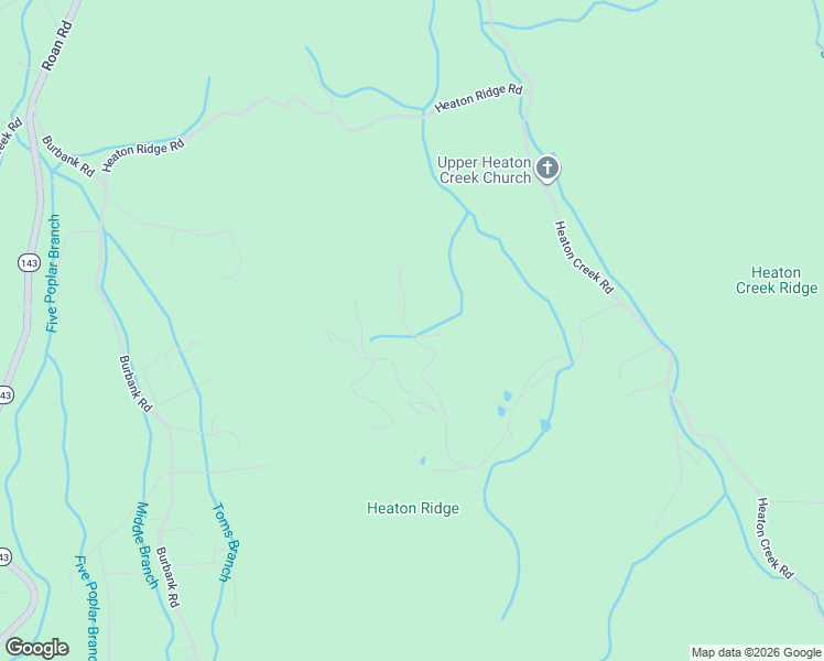 map of restaurants, bars, coffee shops, grocery stores, and more near 422 Eagle Ridge Road in Roan Mountain