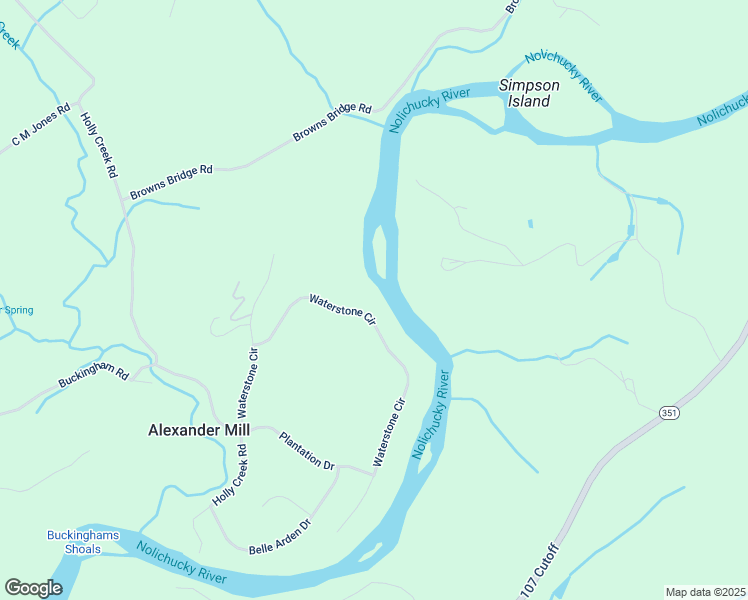 map of restaurants, bars, coffee shops, grocery stores, and more near 523 Waterstone Circle in Greeneville