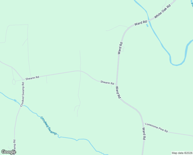 map of restaurants, bars, coffee shops, grocery stores, and more near 4048 Shearin Road in Whitakers