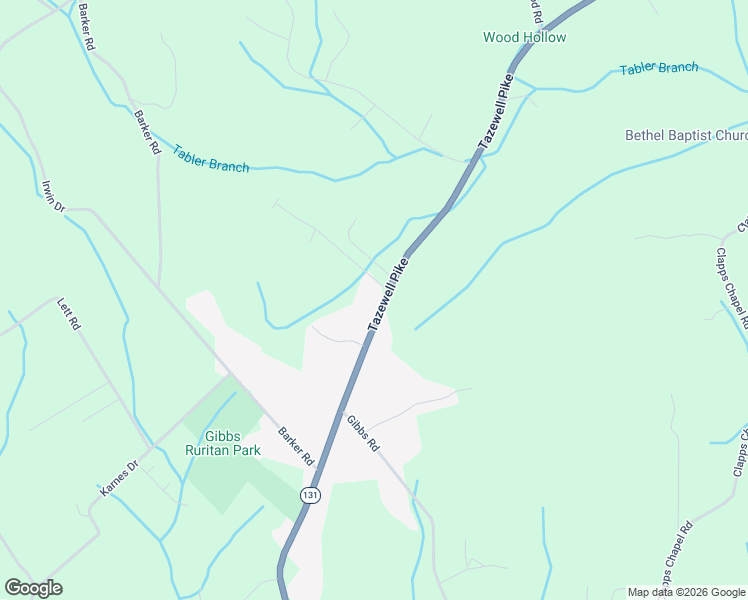 map of restaurants, bars, coffee shops, grocery stores, and more near 8109 Tazewell Pike in Corryton