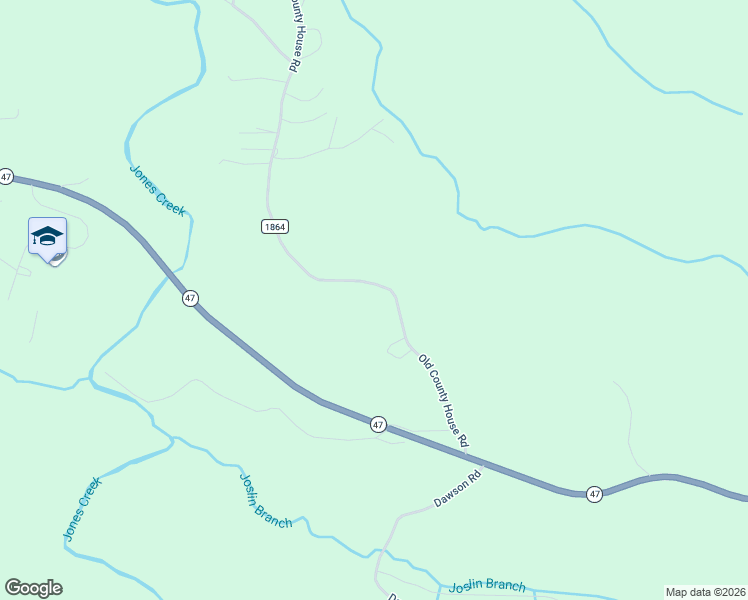 map of restaurants, bars, coffee shops, grocery stores, and more near 2080 Old County House Road in White Bluff