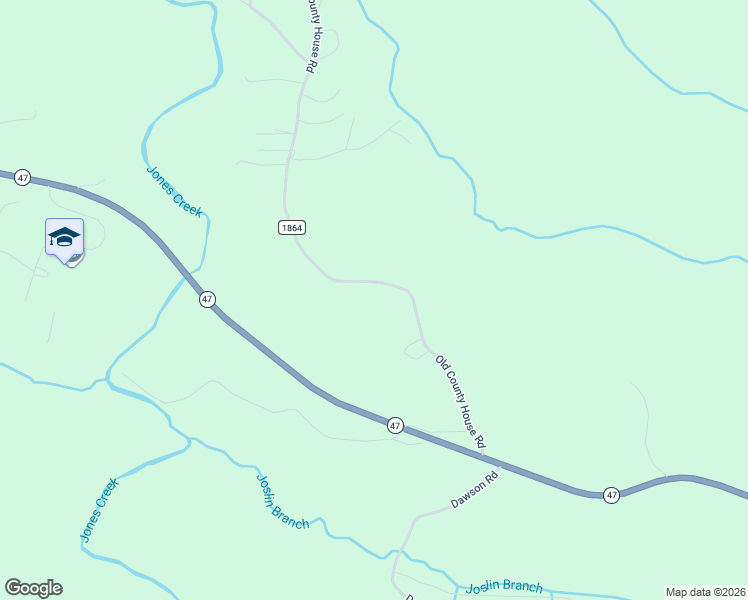 map of restaurants, bars, coffee shops, grocery stores, and more near 2080 Old County House Road in White Bluff