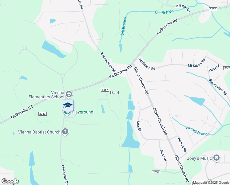 map of restaurants, bars, coffee shops, grocery stores, and more near Shelwin Court in Winston-Salem