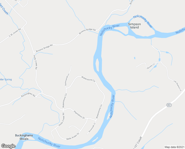 map of restaurants, bars, coffee shops, grocery stores, and more near 523 Waterstone Cir in Greeneville