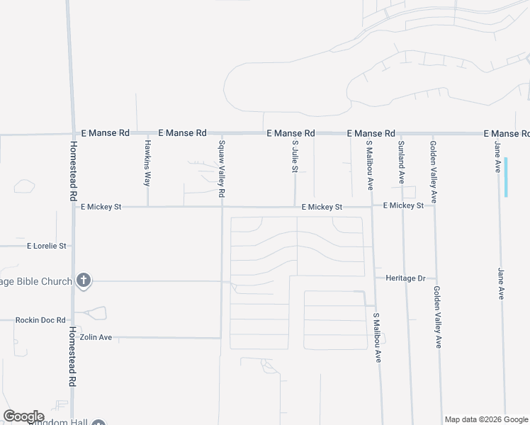 map of restaurants, bars, coffee shops, grocery stores, and more near 3640 East Gunnison Avenue in Pahrump