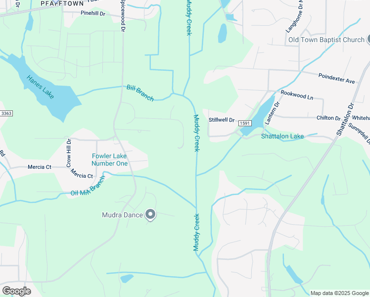 map of restaurants, bars, coffee shops, grocery stores, and more near 4940 Laurel Run in Winston-Salem
