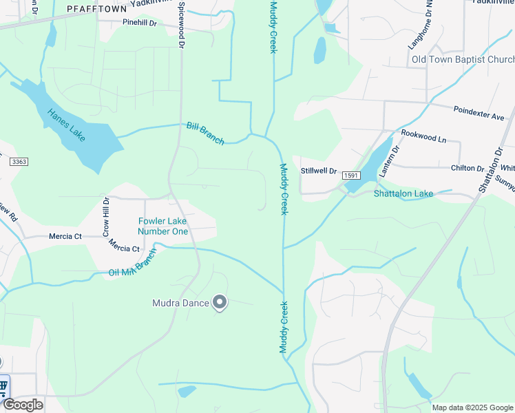map of restaurants, bars, coffee shops, grocery stores, and more near 4940 Laurel Run in Winston-Salem