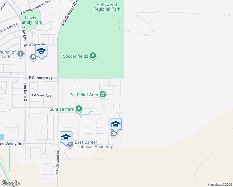 map of restaurants, bars, coffee shops, grocery stores, and more near 6947 Double Vista Way in Las Vegas