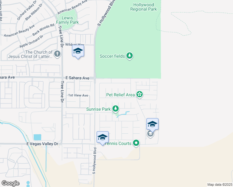 map of restaurants, bars, coffee shops, grocery stores, and more near 2593 Indigo Cloud Court in Las Vegas