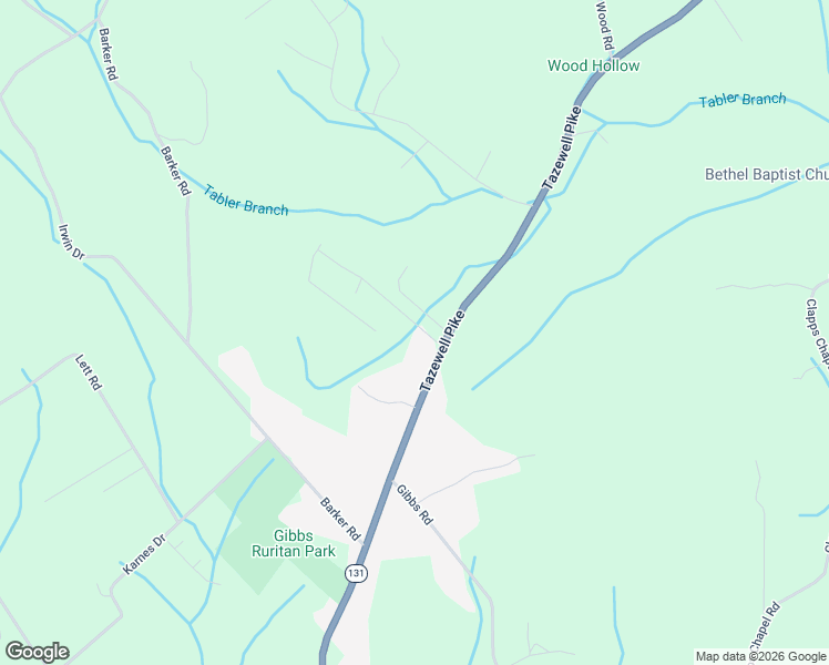 map of restaurants, bars, coffee shops, grocery stores, and more near 8109 Tazewell Pike in Corryton