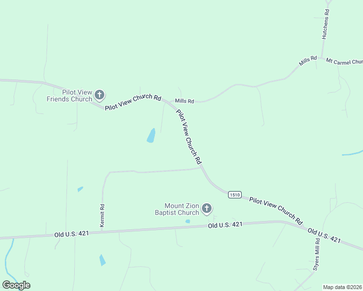 map of restaurants, bars, coffee shops, grocery stores, and more near 3001 Pilot View Church Road in Yadkinville