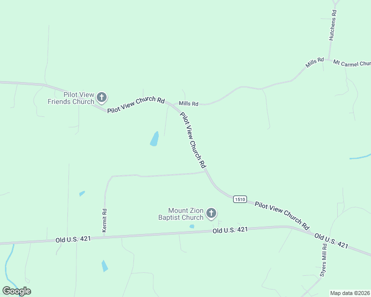 map of restaurants, bars, coffee shops, grocery stores, and more near 3001 Pilot View Church Road in Yadkinville