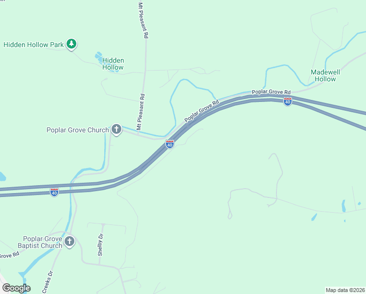 map of restaurants, bars, coffee shops, grocery stores, and more near 2184 Hyder Mountain Road in Cookeville