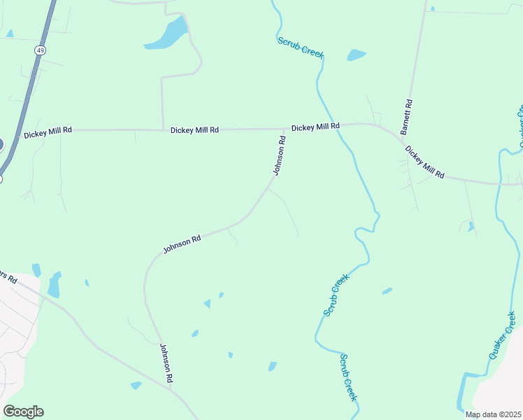 map of restaurants, bars, coffee shops, grocery stores, and more near 2141 Johnson Road in Burlington