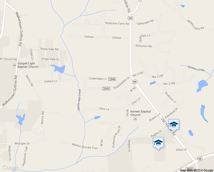 map of restaurants, bars, coffee shops, grocery stores, and more near 5263 Shaddowfax Drive in Kernersville