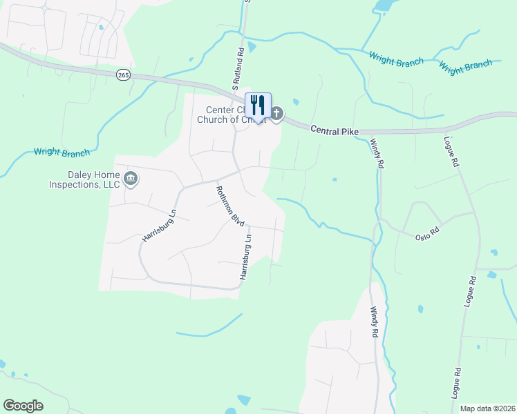 map of restaurants, bars, coffee shops, grocery stores, and more near 422 Stockbridge Way in Mount Juliet