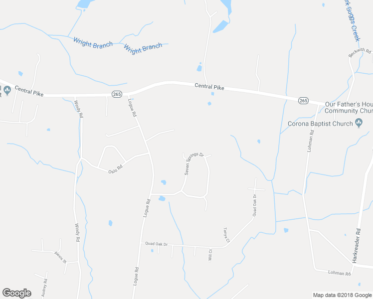 map of restaurants, bars, coffee shops, grocery stores, and more near 202 Seven Springs Court in Mt. Juliet
