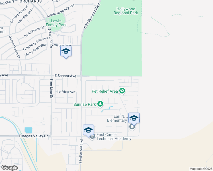 map of restaurants, bars, coffee shops, grocery stores, and more near 6736 Young Sky Avenue in Las Vegas