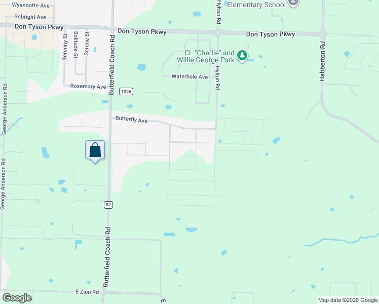 map of restaurants, bars, coffee shops, grocery stores, and more near 3825 Stonehenge Avenue in Springdale