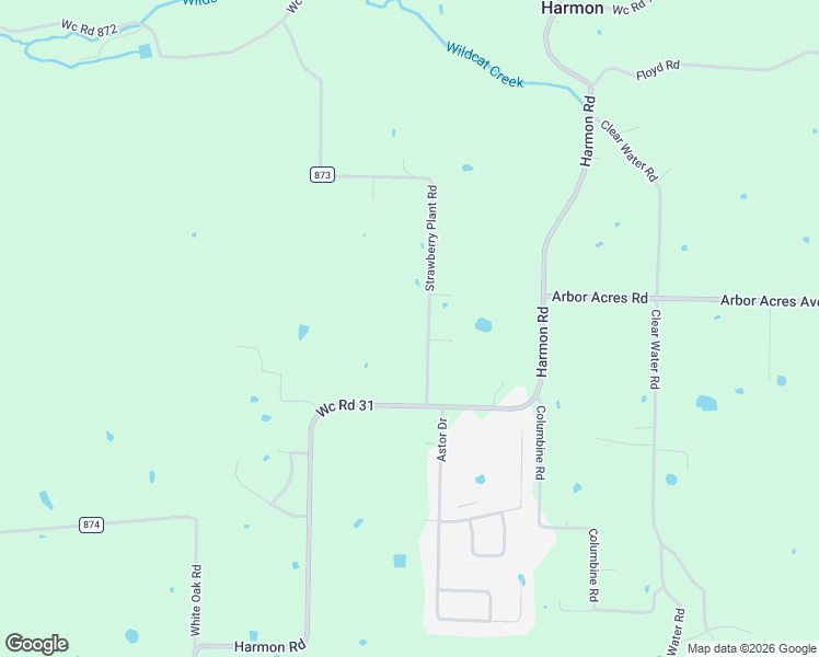 map of restaurants, bars, coffee shops, grocery stores, and more near 18803 Strawberry Plant Road in Fayetteville