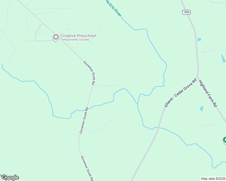 map of restaurants, bars, coffee shops, grocery stores, and more near 4500 Ridge Trail in Efland