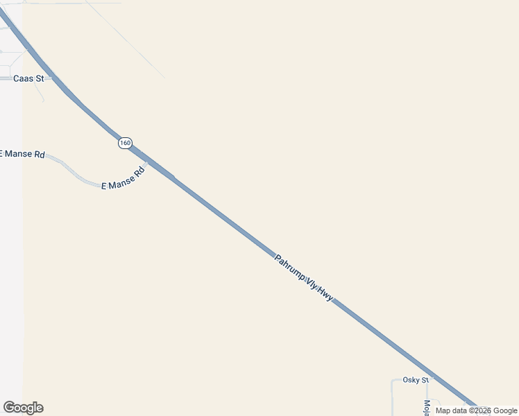 map of restaurants, bars, coffee shops, grocery stores, and more near 7431 East Manse Road in Pahrump