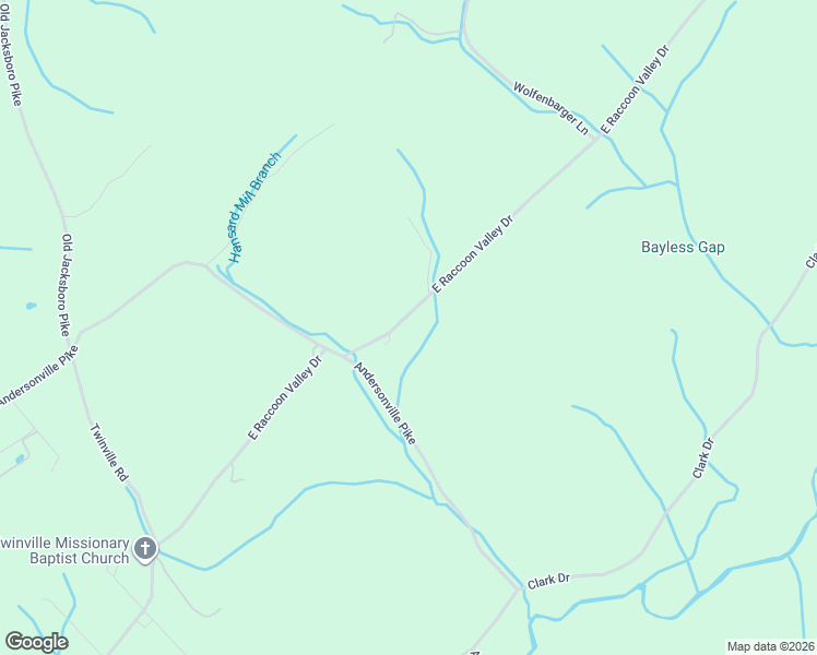 map of restaurants, bars, coffee shops, grocery stores, and more near 4825 East Raccoon Valley Drive in Knoxville